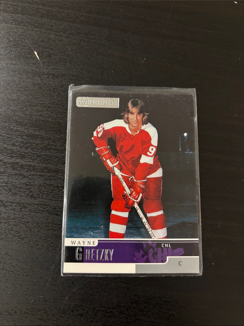 Wayne Gretzky CHL prospects hockey card